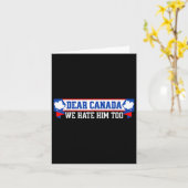 Beste Canada, we haten hem ook 1 Kaart (Gele Bloem)