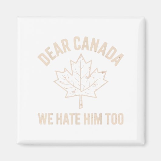 Beste Canada, we haten hem ook 7 Magneet (Voorkant)