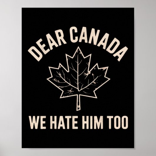 Beste Canada, we haten hem ook 7 Poster (Voorkant)