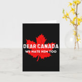 Beste Canada, we haten hem ook Canada Kaart (Gele Bloem)