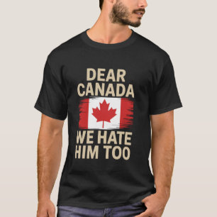 Beste Canada, we haten hem te Canadees vlag politi T-shirt
