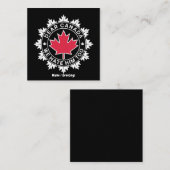 Beste Canada, we haten hem te grappig politiek Vierkante Visitekaartje (Voorkant / Achterkant)