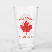 Beste Canada, we haten hem te politiek protest Glas (Voorkant)