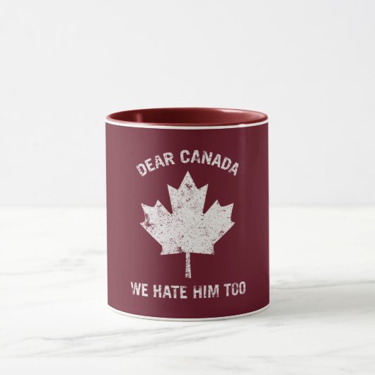 Beste Canada, we haten hem te politiek protest Mok (Midden)
