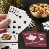 Beste Canada, we haten hem te politiek protest Pokerkaarten (Insitu)