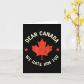 Beste Canada Wij Haten Hem Ook Kaart (Gele Bloem)