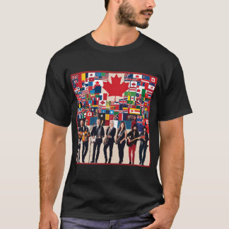 Beste Canadese muziekmuziektheaterconcert in Canad T-shirt