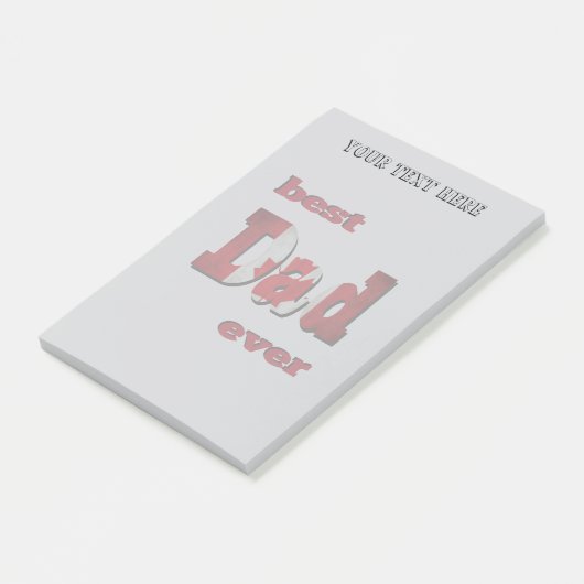 Beste Canadese vader ooit Post-it® Notes (Schuin)