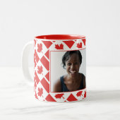 BESTE CANADIAN MUM Foto Tweekleurige Koffiemok (Voorkant links)