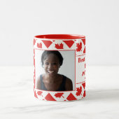 BESTE CANADIAN MUM Foto Tweekleurige Koffiemok (Center)