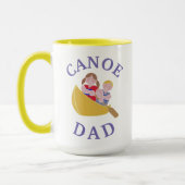 Beste 'CANOE DAD' ooit! Vaderdag Mok (Links)