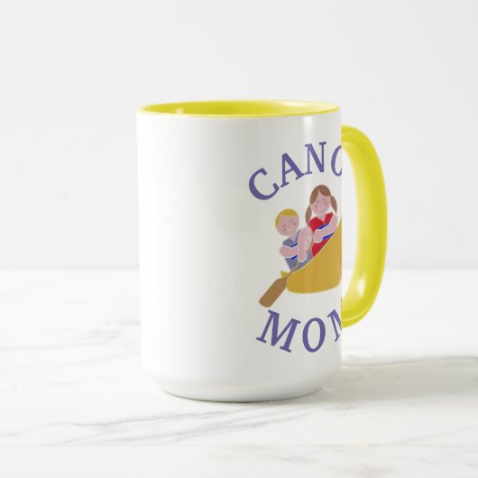 Beste 'CANOE MOM' ooit! Moederdag Mok (Voorkant rechts)