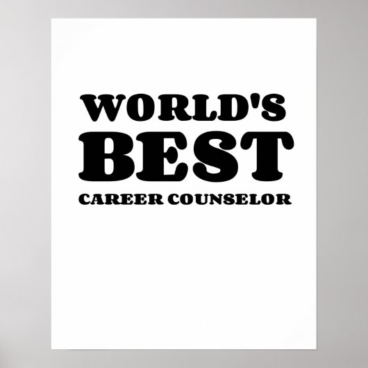 BESTE CAREER-CONTANT TER WERELD POSTER (Voorkant)