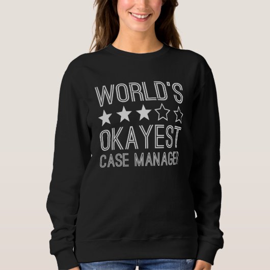 Beste Casemanager van de Wereld Casemanager 1 Trui (Voorkant)
