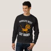 BESTE CAT (DAD) DADDY-T-shirts ter wereld Trui (Voorkant volledig)