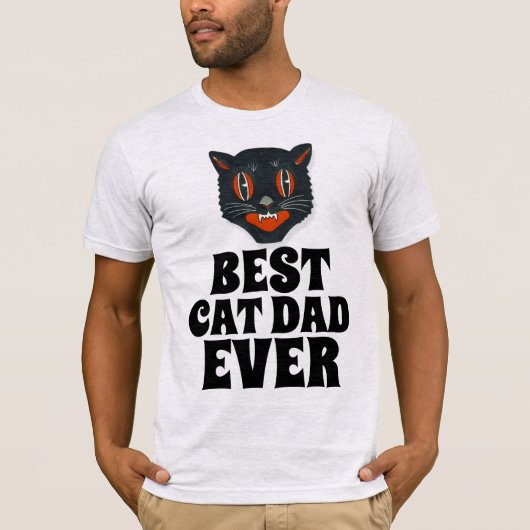 BESTE CAT DAD EVER MANNEN T-Shirts (Voorkant)