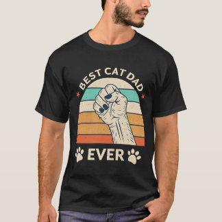 Beste Cat Dad ooit leuk T-shirt