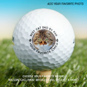 Beste CAT-DAD op basis van Par Paw Print Custom Ph Golfballen