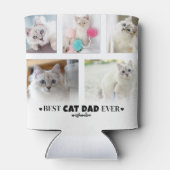 Beste Cat Dad Pet Foto Blikjeskoeler (Achterkant)