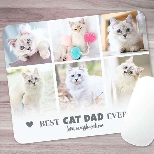 Beste Cat Dad Pet Foto Muismat