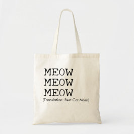 Beste Cat Moeder Vertaling Tote Bag