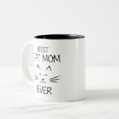 BESTE CAT MOM OOIT TWEEKLEURIGE KOFFIEMOK (Voorkant links)