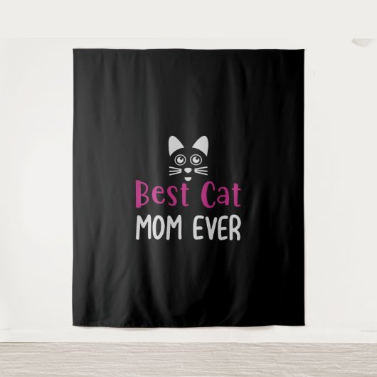 BESTE CAT MOM OOIT WANDKLEED (Voorkant)