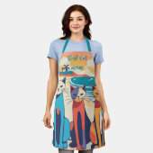 Beste Cat Mom Schort - Tropische Strand Vakantie V (Gedragen)