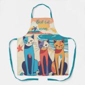 Beste Cat Mom Schort - Tropische Strand Vakantie V (Voorkant)