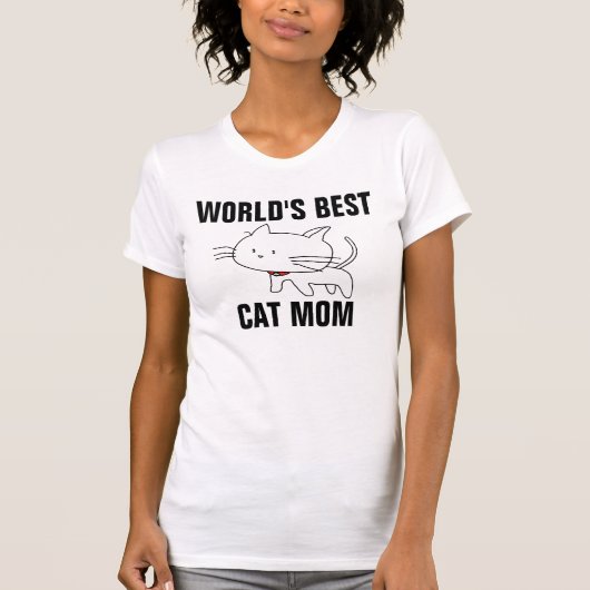 BESTE CAT MOM T-shirts ter wereld (Voorkant)