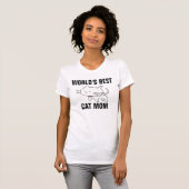 BESTE CAT MOM T-shirts ter wereld (Voorkant volledig)