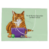 Beste Cat Mum Moederdag Groot Cadeauzakje (Achterkant)