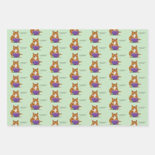 Beste Cat Mum Moederdag Inpakpapier Vel (Voorkant)