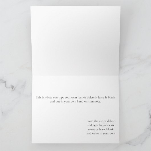 Beste Cat Mum Moederdag Kaart (Binnen)