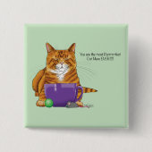 Beste Cat Mum Moederdag Vierkante Button 5,1 Cm (Voorkant)