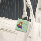 Beste Cat Mum Moederdag Vierkante Button 5,1 Cm