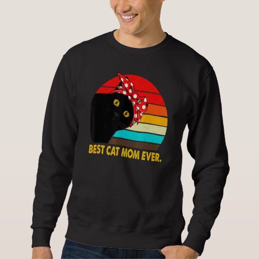 Beste Cat Nana Ooit  Retro Cat Kitten Trui (Voorkant)