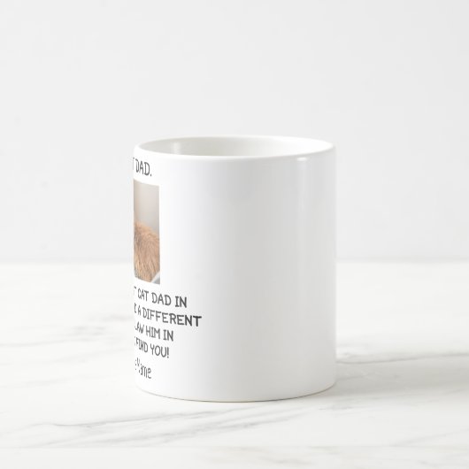 Beste Cat Pap, persoonlijke foto en naam van de ka Koffiemok (Center)