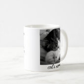 Beste Cat Papa fotocollage en kattennaam Koffiemok (Voorkant rechts)