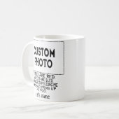 Beste Cat Papa fotocollage en kattennaam Koffiemok (Voorkant links)