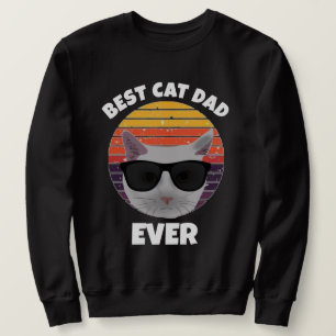 BESTE CAT PAPA OOIT RETRO CIRCLE T-shirts
