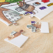 BESTE CAT WRESTLING! BCW! BCW! LEGPUZZEL (Zijkant)