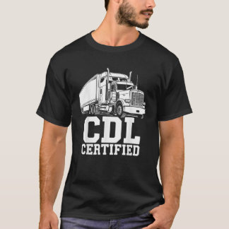 Beste CDL Driver Art voor Mannen Vrouwen Trucker C T-shirt