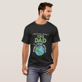 Beste CEO vader in de hele wereld Vaderdag T-shirt (Voorkant volledig)