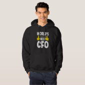 Beste CFO-functie titel beroep CFO Hoodie (Voorkant volledig)