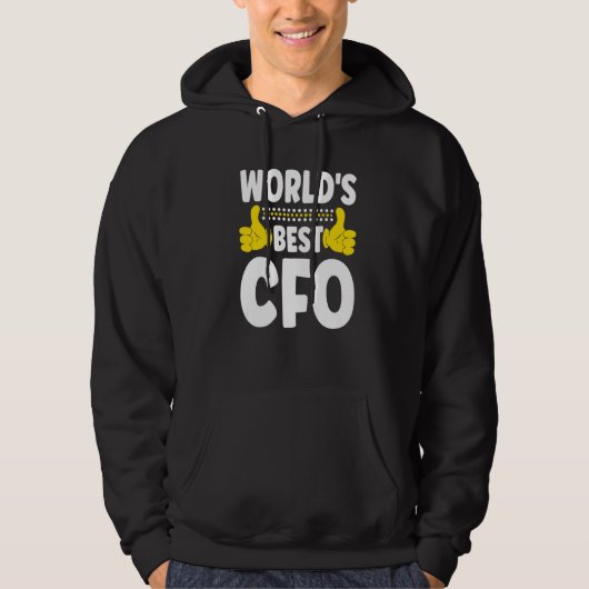 Beste CFO-functie titel beroep CFO Hoodie (Voorkant)