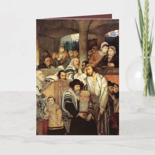 BESTE CHANUKAH-WENSKAARTEN - GOTTLIEB-ARTWORK FEESTDAGEN KAART (Voorkant)