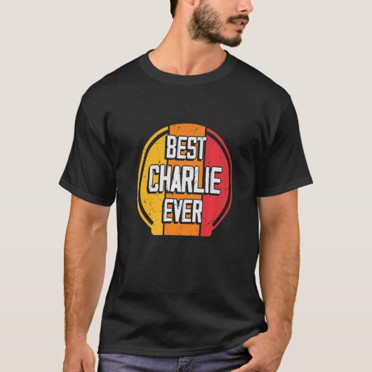 Beste Charlie Ever Charlie Name T-shirt (Voorkant)