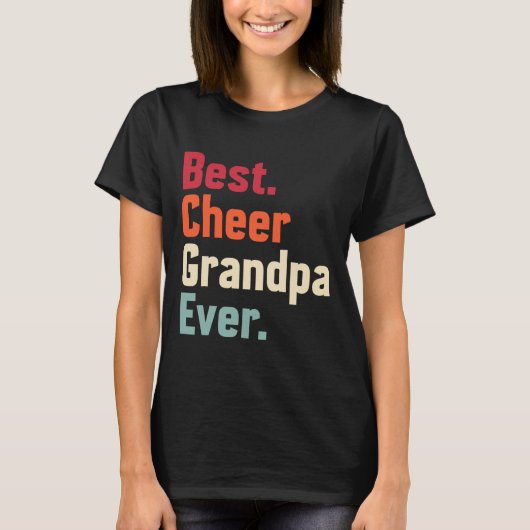 Beste Cheer Opa Ooit - Cheerleader Opa Chee T-shirt (Voorkant)