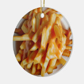 Beste Cheesy Christmas | Funny Cheese Fries Keramisch Ornament (Links)